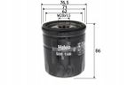 Filtr oleju - VALEO 586146 — zdjęcie 2