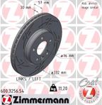 Tarcza hamulcowy lewa - ZIMMERMANN 600.3256.54 — zdjęcie 2