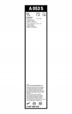 Pióro wycieraczki Aerotwin, komplet - BOSCH 3 397 009 053 — zdjęcie 4