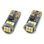 Żarówki LED CANBUS 18SMD UltraBright 2016 T10e W5W White 12V 24V - AMIO AMI01292 — zdjęcie 4