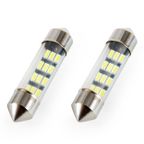 Żarówki LED STANDARD 3014 12SMD Festoon C5W C10W C3W 36mm White 12V - AMIO AMI01090 — zdjęcie 2