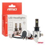 Żarówki samochodowe LED seria H-mini H3 6500K Canbus - AMIO AMI03330 — zdjęcie 4