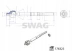 Drążek kierowniczy l/p renault - SWAG 33104470