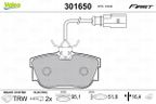 Klocki hamulcowe First - VALEO 301650