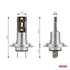 Żarówki samochodowe LED seria H-mini H7 H18 6500K Canbus - AMIO AMI03332 — zdjęcie 3