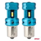 Żarówki LED CANBUS 1156 BA15S P21W R10W R5W 4SMD 1860 White 12V 24V - AMIO AMI04252 — zdjęcie 2