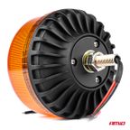 Lampa ostrzegawcza błyskowa kogut 36 LED śruba R65 R10 12V 24V W03sb - AMIO AMI02294 — zdjęcie 4