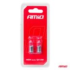 Żarówki halogenowe H6W 12V 6W BAX9S 2szt. blister - AMIO AMI03355 — zdjęcie 4