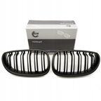 Grill bmw podwójna listwa, czarny mat, bmw 5 e60 - SKV ESEN 66SKV173