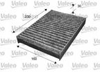 Filtr kabinowy węglowy - VALEO 715538 — zdjęcie 2