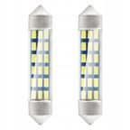 Żarówki LED STANDARD 3014 18SMD Festoon C5W C10W C3W 41mm White 12V - AMIO AMI01092