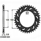 Zębatka napędowyędzana tył moto. sunstar 1-3592-48 — zdjęcie 2