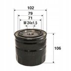 Filtr oleju - VALEO 586025 — zdjęcie 2