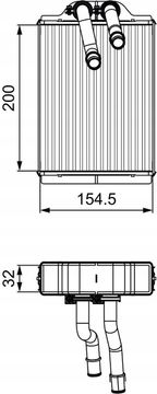 Nagrzewnica - VALEO 811551