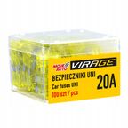 Bezpiecznik plaski uni 20a /100szt/ - VIRAGE AMT94-054