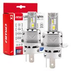 Żarówki samochodowe LED seria X2 H4/H19 6500K Canbus - AMIO AMI02972