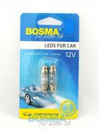 Led 12v sv8,5 10x36 rurka niebieska - BOSMA LED2878 — zdjęcie 2