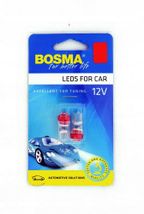 Zar.12v 4xled standard t10 czerwona - BOSMA LED2557