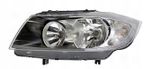 Reflektor prawy bmw 3 e90 05- h7/h7 czarny - DEPO 444-1150R-LDEM2