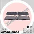 Klocki hamulcowe - ZIMMERMANN 24316.170.1 — zdjęcie 2
