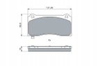 Klocki hamulcowe. tesla p. model 3/model y 17- - BOSCH 0 986 460 084 — zdjęcie 4