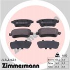 Klocki hamulcowe - ZIMMERMANN 24348.160.1 — zdjęcie 2
