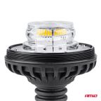 Lampa ostrzegawcza błyskowa kogut 36 LED flex R65 R10 12V 24V W03p - AMIO AMI02293 — zdjęcie 3