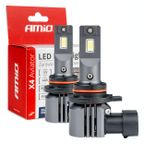 Żarówki samochodowe LED seria X4 Aviator HIR2 9012 6500K Canbus - AMIO 03768