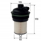 Filtr paliwa diesel - VALEO 587950 — zdjęcie 2