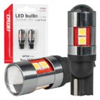 Żarówki LED CANBUS T10 W5W 9 SMD 3030 White 12V 24V 36V 48V - AMIO AMI04244