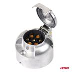 Gniazdo elektr haka aluminiowe 7 pin - AMIO AMI03217 — zdjęcie 2