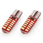 Żarówki LED CANBUS 24SMD 3014 T10e W5W SILCA White 12V - AMIO AMI01444 — zdjęcie 4