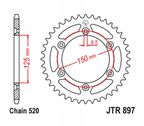 ZĘbatka moto. - JT SPROCKET JTR897.53
