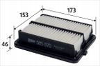 Filtr powietrza - VALEO 585870 — zdjęcie 2