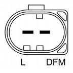 Alternator vw 1,4-3,2 golf iv - BOSCH 0 986 047 250 — zdjęcie 3