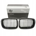 Grill bmw pojedyncza listwa, kolor carbon, bmw 3 e46 - SKV ESEN 66SKV065