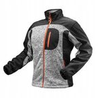 Bluza dziana wzmacniana tkanina softshell - NEO TPX81-555-L — zdjęcie 2
