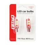 Żarówki LED CANBUS 15SMD 4014 T10e W5W SILCA White 12V - AMIO AMI01443 — zdjęcie 5