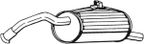 Tłumik układu wydechowego tył - BOSAL BOS228-087
