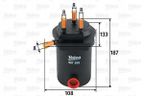 Filtr paliwa - VALEO 587555