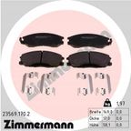 Klocki hamulcowe - ZIMMERMANN 23569.170.2 — zdjęcie 2