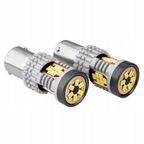 Żarówki LED CANBUS 3020 24SMD 1156 BA15S P21W R10W R5W White 12V 24V - AMIO AMI02797 — zdjęcie 2