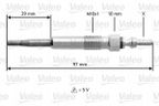 Świeca żarowa - VALEO 345125 — zdjęcie 2