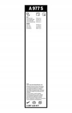 Pióro wycieraczki Aerotwin, komplet - BOSCH 3 397 118 977 — zdjęcie 3