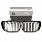 Grill bmw podwójna listwa, czarny połysk, bmw 1 e81/e87 - SKV 66SKV005