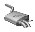 Tłumik układu wydechowego tył - ASMET ASM03.122