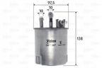 Filtr paliwa diesel przepływowy - VALEO 587567 — zdjęcie 2