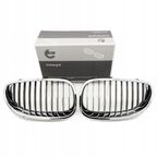 Grill bmw pojedyncza listwa, chrom, bmw 5 e60 - SKV 66SKV168