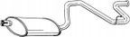 Tłumik układu wydechowego tył - BOSAL BOS281-869