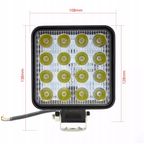Lampa robocza led 48w kwadratowa EPWL07 — zdjęcie 5
